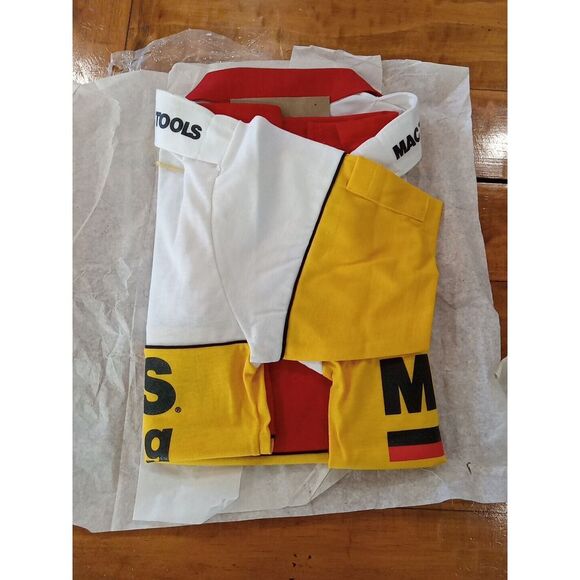 Vtg NOS Mac Tools Racing Polo Shirt S/Med By Swingster USA W/Orignal Sticker Tag - Picture 3 of 3